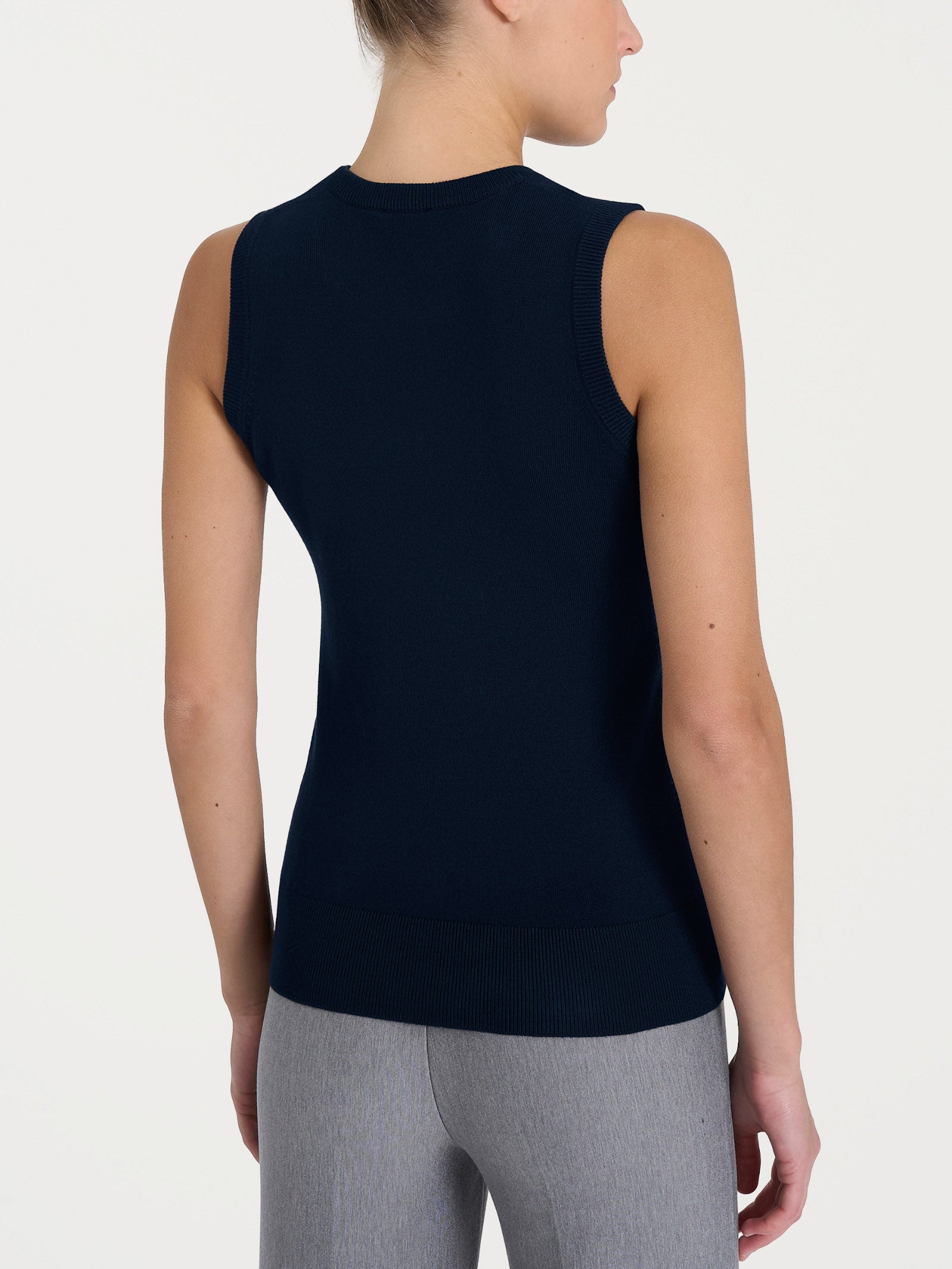 Maglia smanicata Four Seasons Blu Donna - Ragno