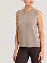 Maglia smanicata Four Seasons Grigi Donna - Ragno