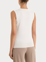 Maglia smanicata Four Seasons Bianchi Donna - Ragno