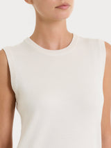 Maglia smanicata Four Seasons Bianchi Donna - Ragno