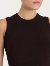 Maglia smanicata Four Seasons Marroni Donna - Ragno