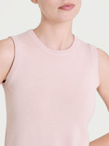 Maglia smanicata Four Seasons Rosa Donna - Ragno