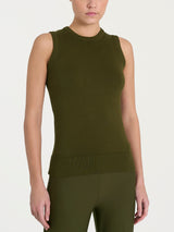 Maglia smanicata Four Seasons Verdi Donna - Ragno