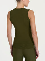 Maglia smanicata Four Seasons Verdi Donna - Ragno