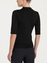 Lupetto con manica corta Four Seasons Neri Donna - Ragno