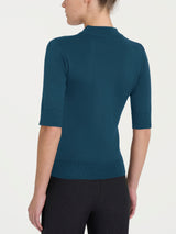 Lupetto con manica corta Four Seasons Blu Donna - Ragno