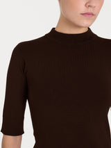 Lupetto con manica corta Four Seasons Marroni Donna - Ragno