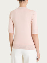 Lupetto con manica corta Four Seasons Rosa Donna - Ragno