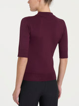 Lupetto con manica corta Four Seasons Viola Donna - Ragno