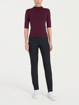 Lupetto con manica corta Four Seasons Viola Donna - Ragno