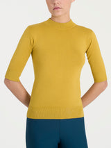 Lupetto con manica corta Four Seasons Gialli Donna - Ragno