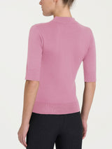 Lupetto con manica corta Four Seasons Rosa Donna - Ragno