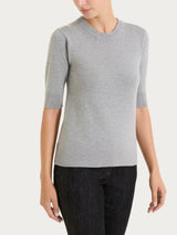 Maglia girocollo con manica corta Four Seasons Neri Donna - Ragno