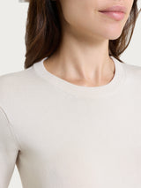 Maglia girocollo con manica corta Four Seasons Bianchi Donna - Ragno