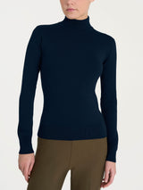 Lupetto tinta unita Four Seasons Blu Donna - Ragno