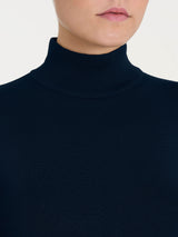 Lupetto tinta unita Four Seasons Blu Donna - Ragno