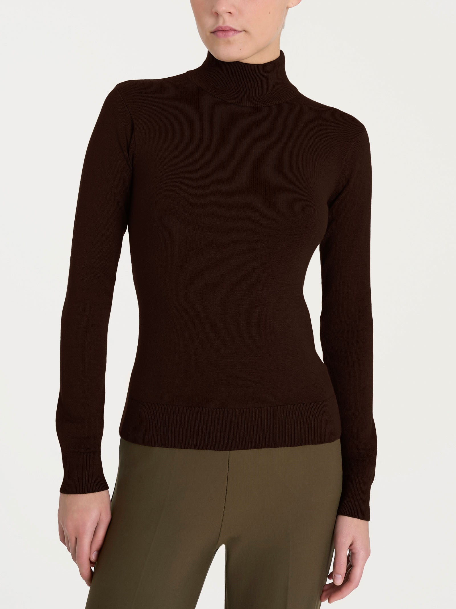 Lupetto tinta unita Four Seasons Marroni Donna - Ragno