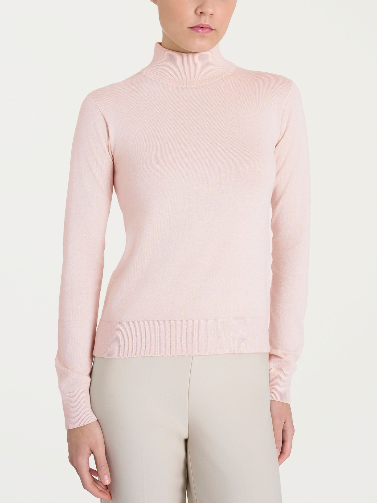 Lupetto tinta unita Four Seasons Rosa Donna - Ragno