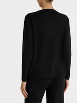 Maglia girocollo in Super Soft Neri Donna - Ragno