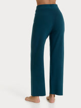 Pantalone ampio con tasche in Super Soft Blu Donna - Ragno