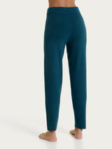 Pantalone a sigaretta con tasche in Super Soft Blu Donna - Ragno