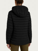 Piumino con cappuccio in Vegan Down Neri Donna - Ragno