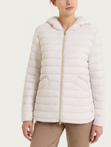 Piumino con cappuccio in Vegan Down Bianchi Donna - Ragno
