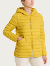 Piumino con cappuccio in Vegan Down Gialli Donna - Ragno
