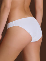 Slip con taglio vivo in Microfibra Compact Bianchi Donna - Ragno