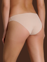 Slip con taglio vivo in Microfibra Compact Marroni Donna - Ragno