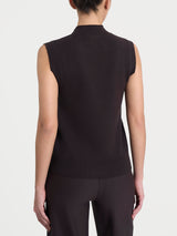 Maglia smanicata in Super Soft Marroni Donna - Ragno