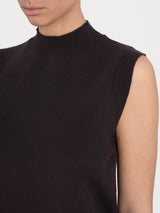 Maglia smanicata in Super Soft Marroni Donna - Ragno