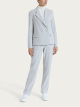 Blazer doppio petto in Flanel Twill Neri Donna - Ragno