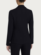 Blazer due bottoni in Flannel Twill Neri Donna - Ragno