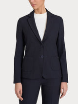 Blazer due bottoni in Flannel Twill Blu Donna - Ragno