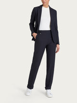 Blazer due bottoni in Flannel Twill Blu Donna - Ragno