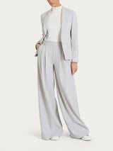 Blazer due bottoni in Flannel Twill Neri Donna - Ragno