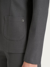 Blazer due bottoni in Flannel Twill Neri Donna - Ragno