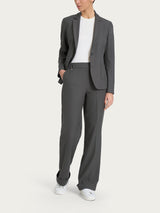 Blazer due bottoni in Flannel Twill Neri Donna - Ragno