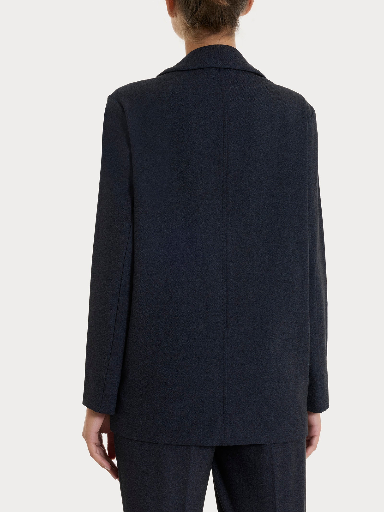 Blazer over in Flannel Twill Blu Donna - Ragno