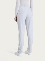 Pantalone chino slim con tasche in Flannel Twill Neri Donna - Ragno