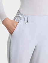 Pantalone chino slim con tasche in Flannel Twill Neri Donna - Ragno