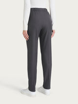 Pantalone chino slim con tasche in Flannel Twill Neri Donna - Ragno