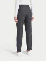 Pantalone chino slim con tasche in Flannel Twill Neri Donna - Ragno