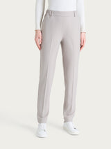 Pantalone chino slim con tasche in Flannel Twill Grigi Donna - Ragno