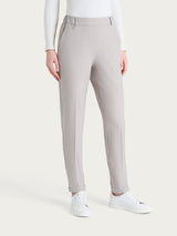 Pantalone chino slim con tasche in Flannel Twill Grigi Donna - Ragno