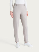 Pantalone chino slim con tasche in Flannel Twill Grigi Donna - Ragno