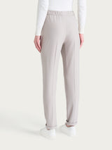 Pantalone chino slim con tasche in Flannel Twill Grigi Donna - Ragno