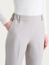 Pantalone chino slim con tasche in Flannel Twill Grigi Donna - Ragno