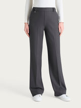 Pantalone ampio con tasche in Flannel Twill Neri Donna - Ragno